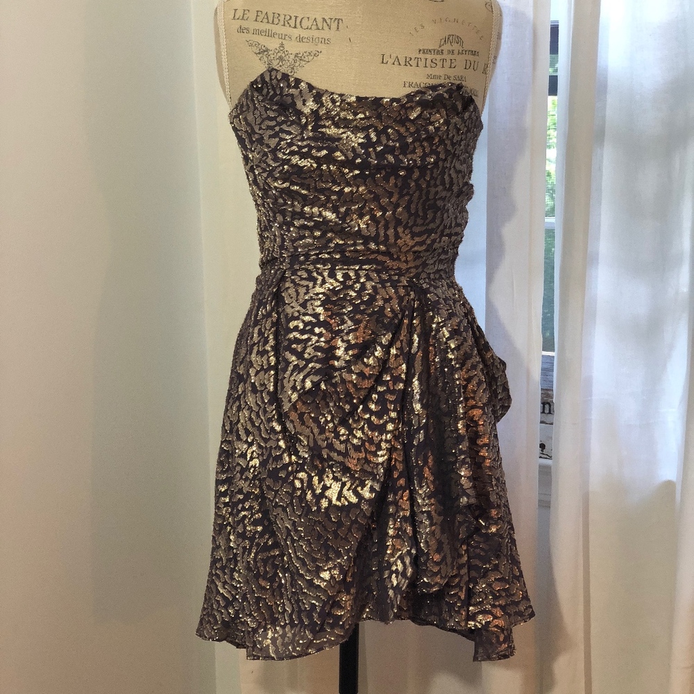 Soshanna Cheetah Print Dress